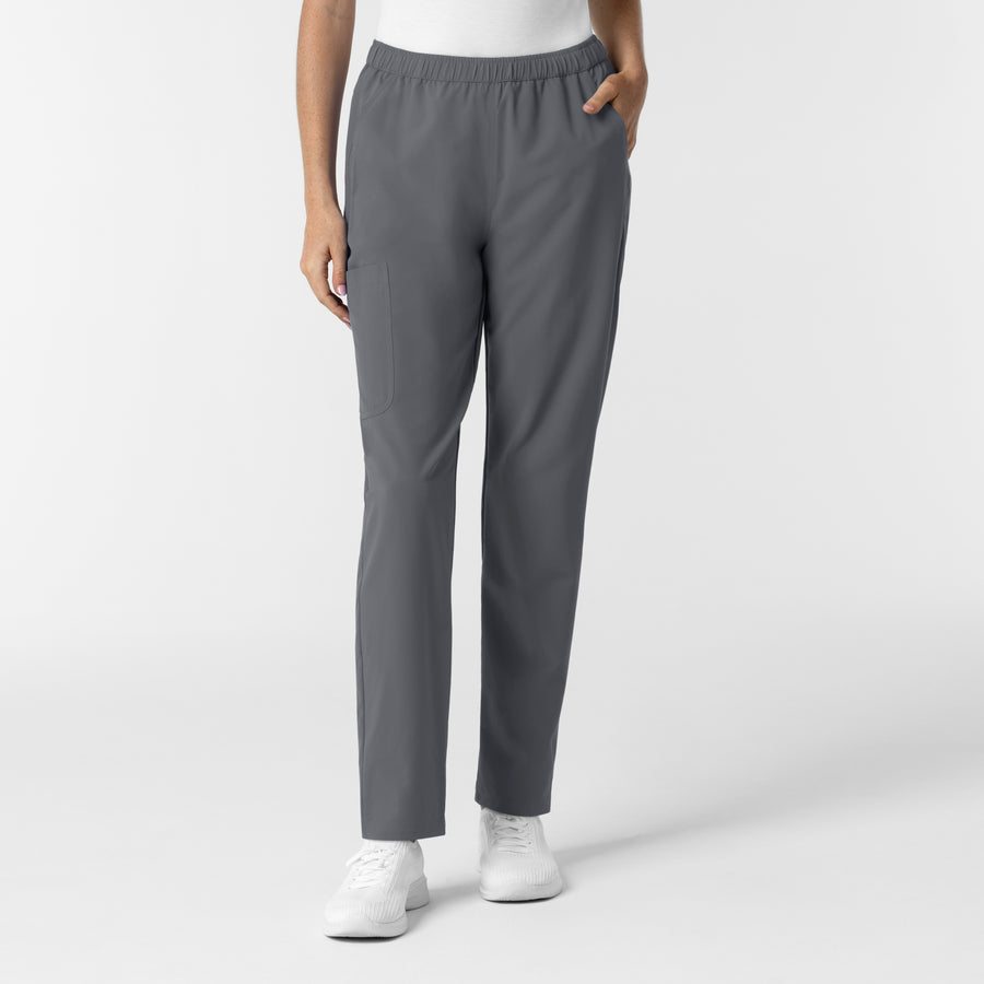 NURTUR Women's Slim Leg Scrub Pant Pewter