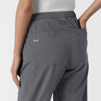 Nurtur Women’s Ankle-Length Slim Scrub Pant - Pewter