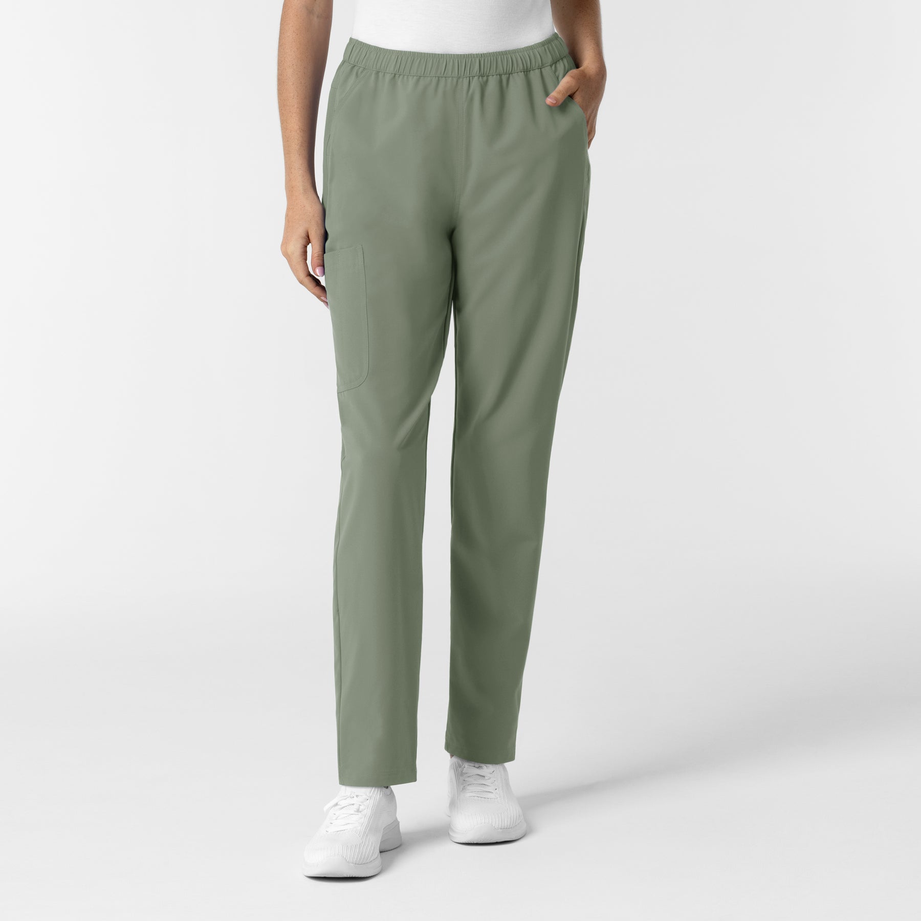 NURTUR Women's Slim Leg Scrub Pant Sage
