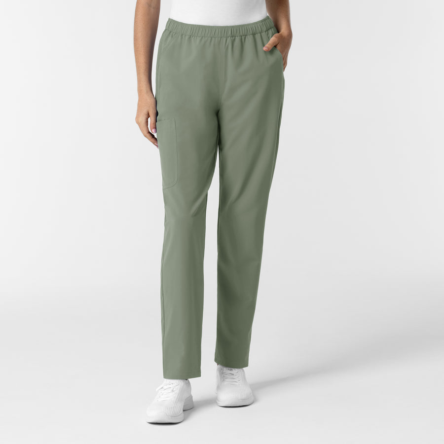 NURTUR Women's Slim Leg Scrub Pant Sage