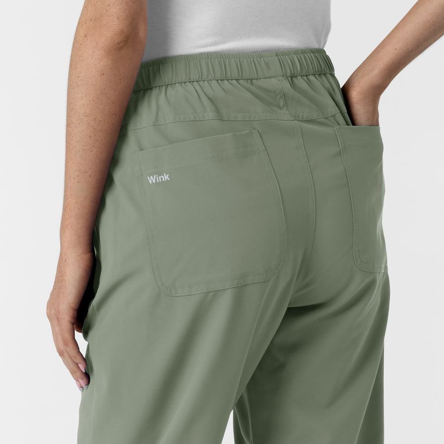 Nurtur Women’s Ankle-Length Slim Scrub Pant - Sage