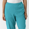 Nurtur Women’s Ankle-Length Slim Scrub Pant - Teal Blue