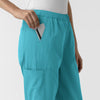 Nurtur Women’s Ankle-Length Slim Scrub Pant - Teal Blue