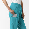 Nurtur Women’s Ankle-Length Slim Scrub Pant - Teal Blue