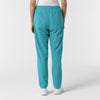 Nurtur Women’s Ankle-Length Slim Scrub Pant - Teal Blue