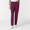 NURTUR Women's Slim Leg Scrub Pant Wine