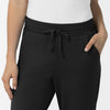 Unwind & Lounge Women's Slim Leg Pant Black side view