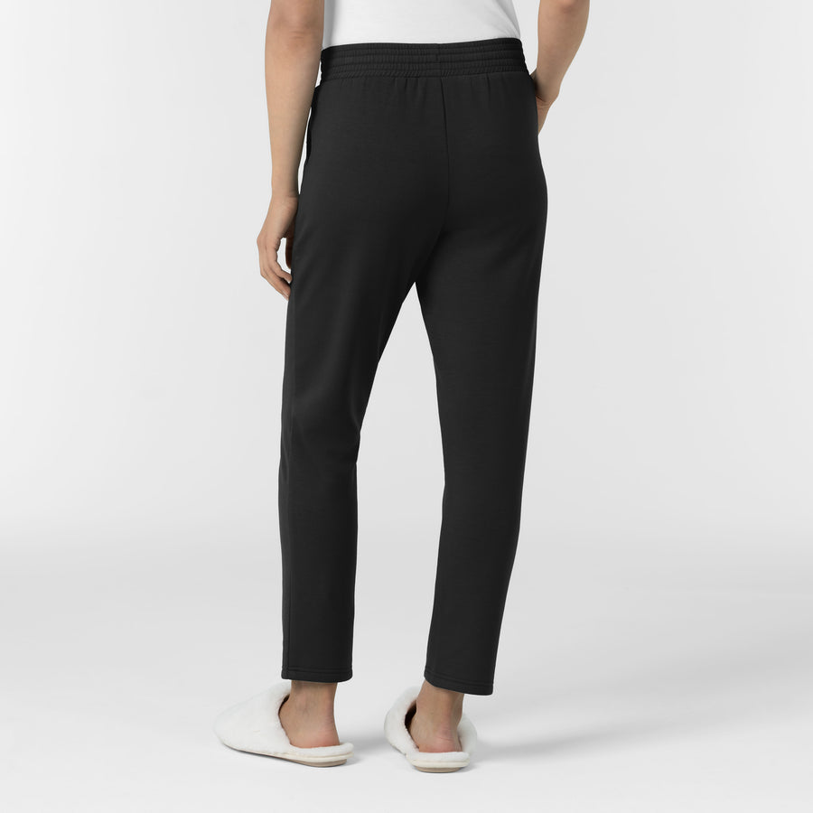 Unwind & Lounge Women's Slim Leg Pant Black back view