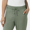 Unwind & Lounge Women's Slim Leg Pant Sage side view