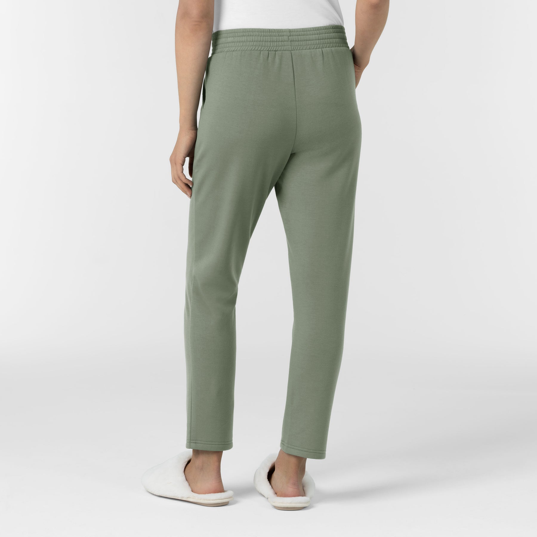 Unwind & Lounge Women's Slim Leg Pant Sage back view