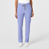 Wink RENEW Women's High Waist Slim Leg Scrub Pant Ceil Blue