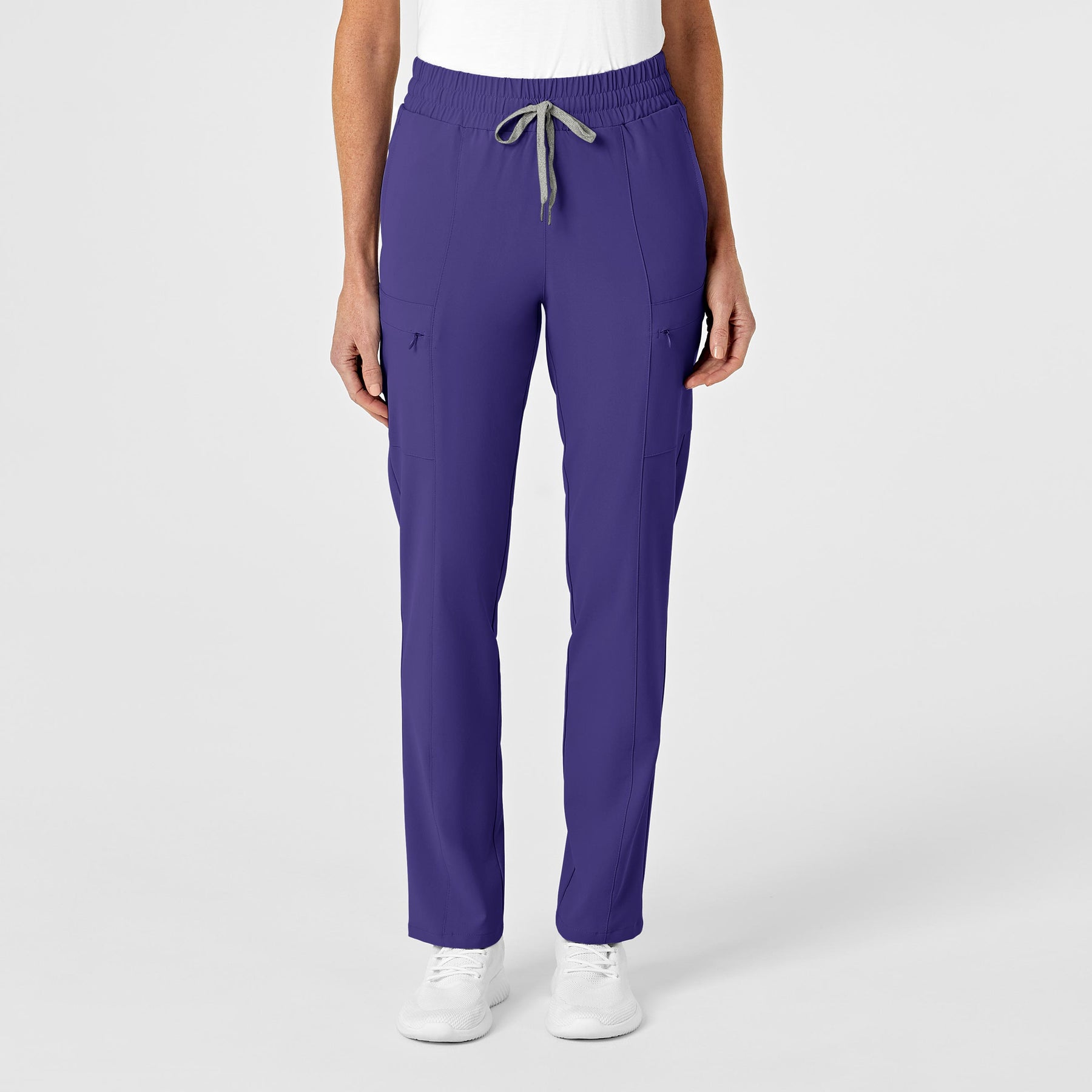 Wink RENEW Women's High Waist Slim Leg Scrub Pant Grape
