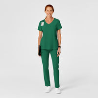 RENEW Women's High Waist Slim Leg Scrub Pant Hunter full scrub set