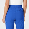 RENEW Women's High Waist Slim Leg Scrub Pant Royal hemline detail