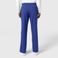 Boundless Men's Straight Leg Scrub Pant Galaxy Blue back view