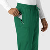 Boundless Men's Straight Leg Scrub Pant Hunter front detail