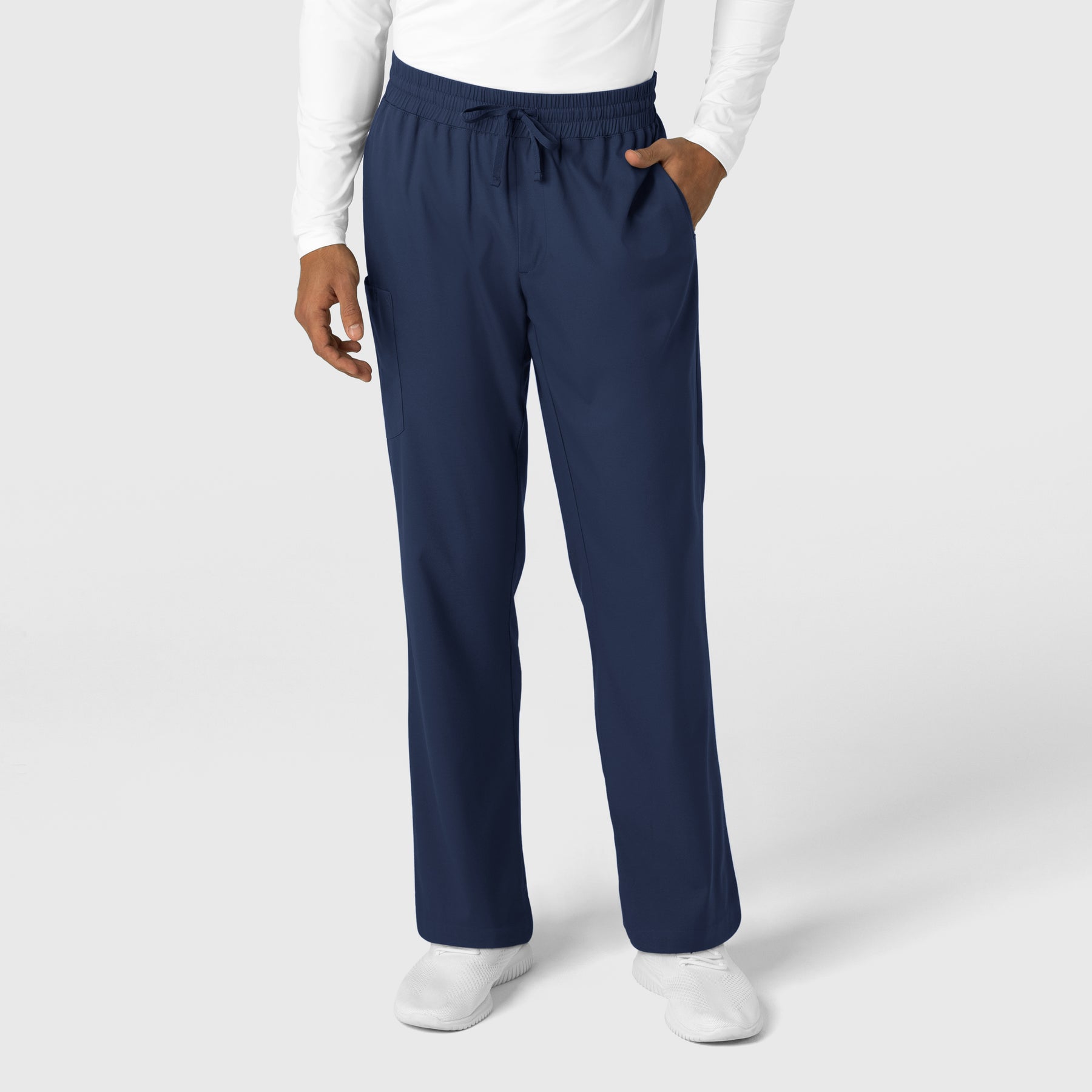 Boundless Men's Straight Leg Scrub Pant Navy