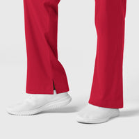 Boundless Men's Straight Leg Scrub Pant Red back detail