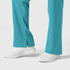 Boundless Men's Straight Leg Scrub Pant Teal back detail