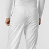 Boundless Men's Straight Leg Scrub Pant White back detail