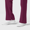 Boundless Men's Straight Leg Scrub Pant Wine back detail