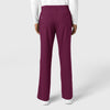 Boundless Men's Straight Leg Scrub Pant Wine back view