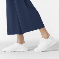 RENEW Edit Women's Cropped Wide Leg Scrub Trouser - Navy