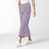 RENEW Edit Women's Cropped Wide Leg Scrub Trouser Wisteria side view