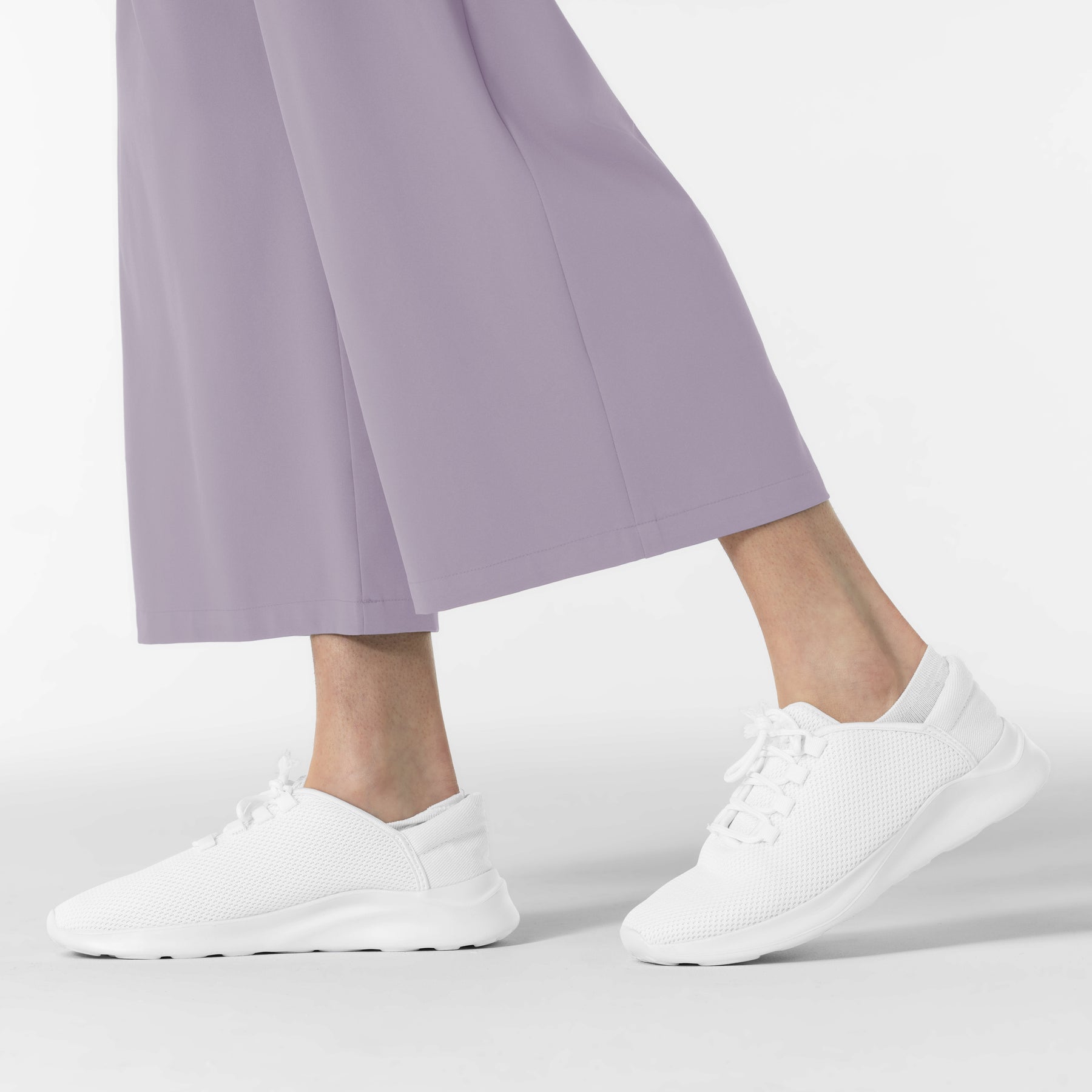 RENEW Women's Cropped Wide Leg Scrub Trouser - Wisteria