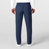 W123 Men's Flat Front Cargo Scrub Pant Navy back view