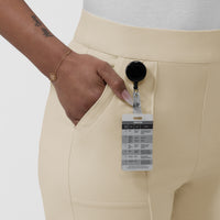BLK Women’s Bootcut Flare Pant Coconut Milk side detail 2
