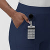 BLK Women’s Bootcut Flare Pant Navy side detail 2