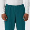 NURTUR Men's Straight Leg Cargo Scrub Pant Caribbean front detail