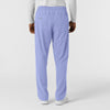 NURTUR Men's Straight Leg Cargo Scrub Pant Ceil Blue back view