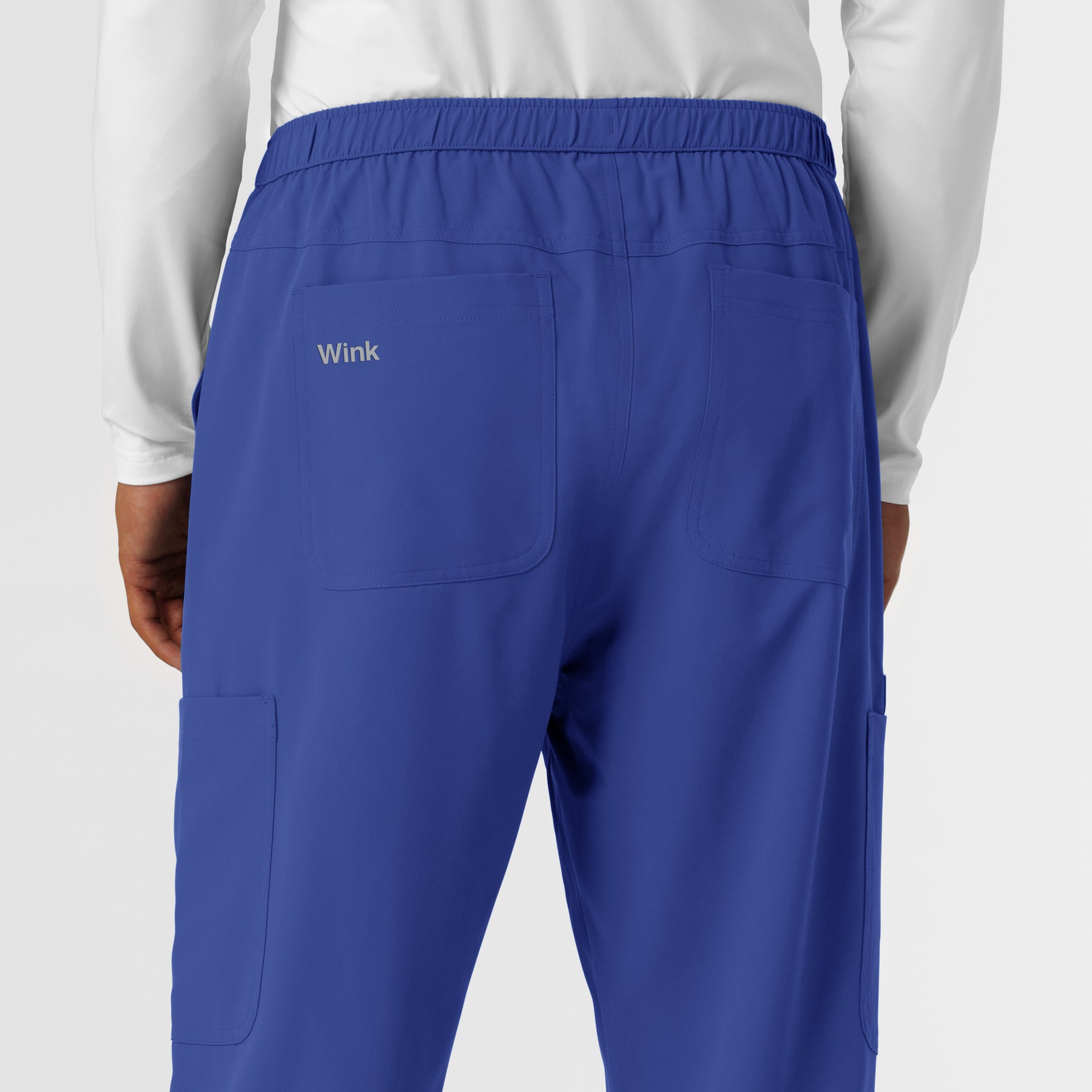 NURTUR Men's Straight Leg Cargo Scrub Pant - Galaxy Blue