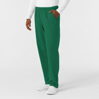 NURTUR Men's Straight Leg Cargo Scrub Pant Hunter side view
