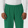 NURTUR Men's Straight Leg Cargo Scrub Pant Hunter front detail