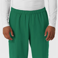 NURTUR Men's Straight Leg Cargo Scrub Pant Hunter front detail