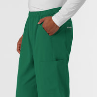 NURTUR Men's Straight Leg Cargo Scrub Pant Hunter back detail