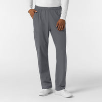 NURTUR Men's Straight Leg Cargo Scrub Pant Pewter