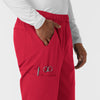 Nurtur Men's Straight Leg Cargo Scrub Pant - Red