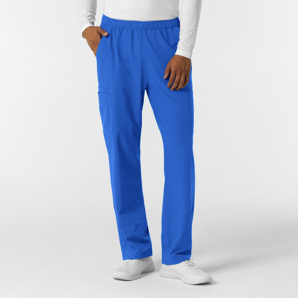 NURTUR Men's Straight Leg Cargo Scrub Pant Royal