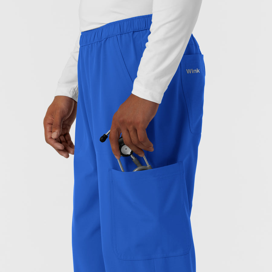 NURTUR Men's Straight Leg Cargo Scrub Pant - Royal