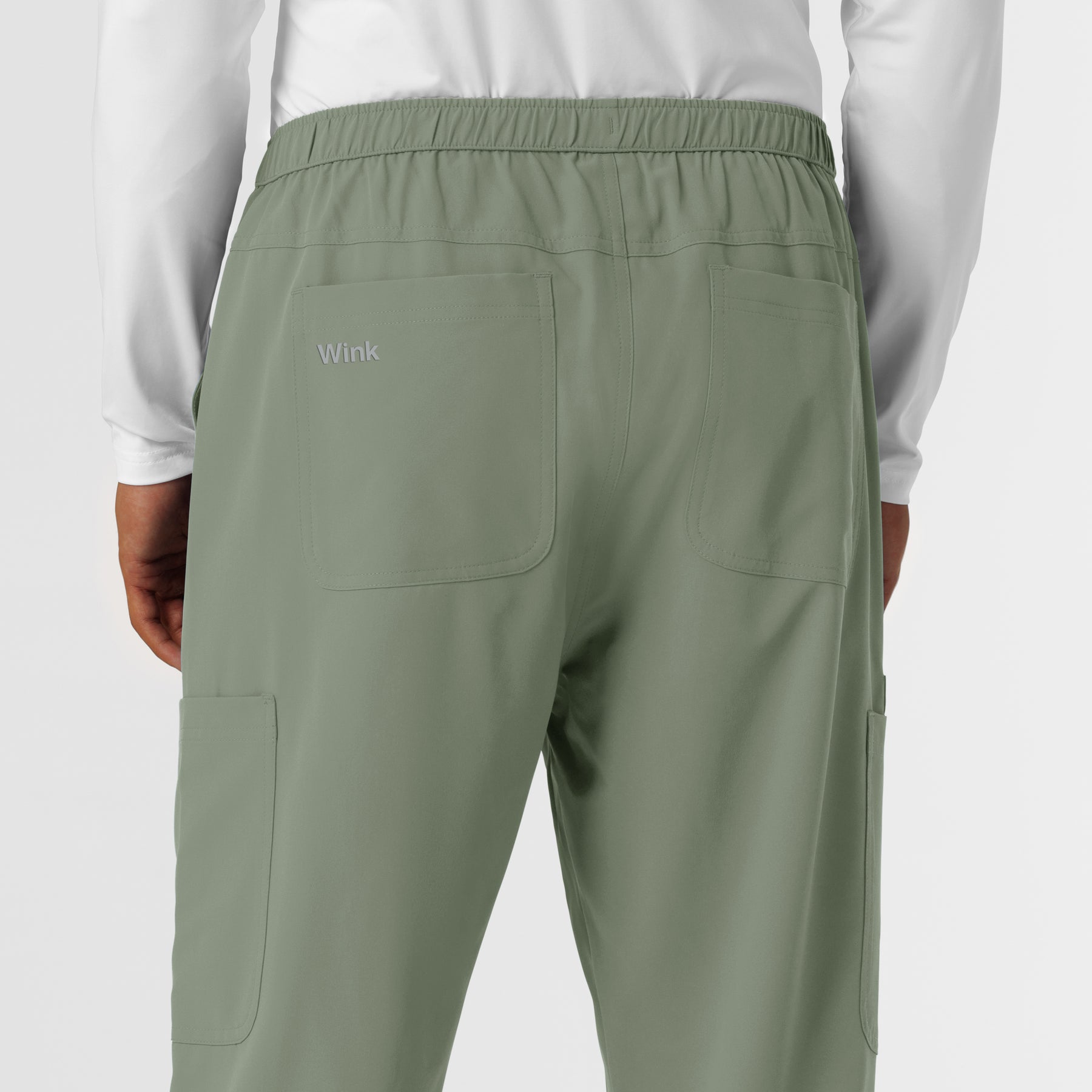 NURTUR Men's Straight Leg Cargo Scrub Pant - Sage