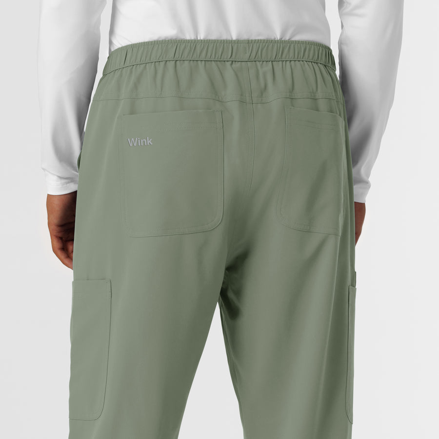 NURTUR Men's Straight Leg Cargo Scrub Pant - Sage
