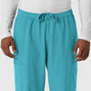 Nurtur Men's Straight Leg Cargo Scrub Pant - Teal Blue