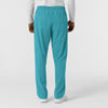Nurtur Men's Straight Leg Cargo Scrub Pant - Teal Blue