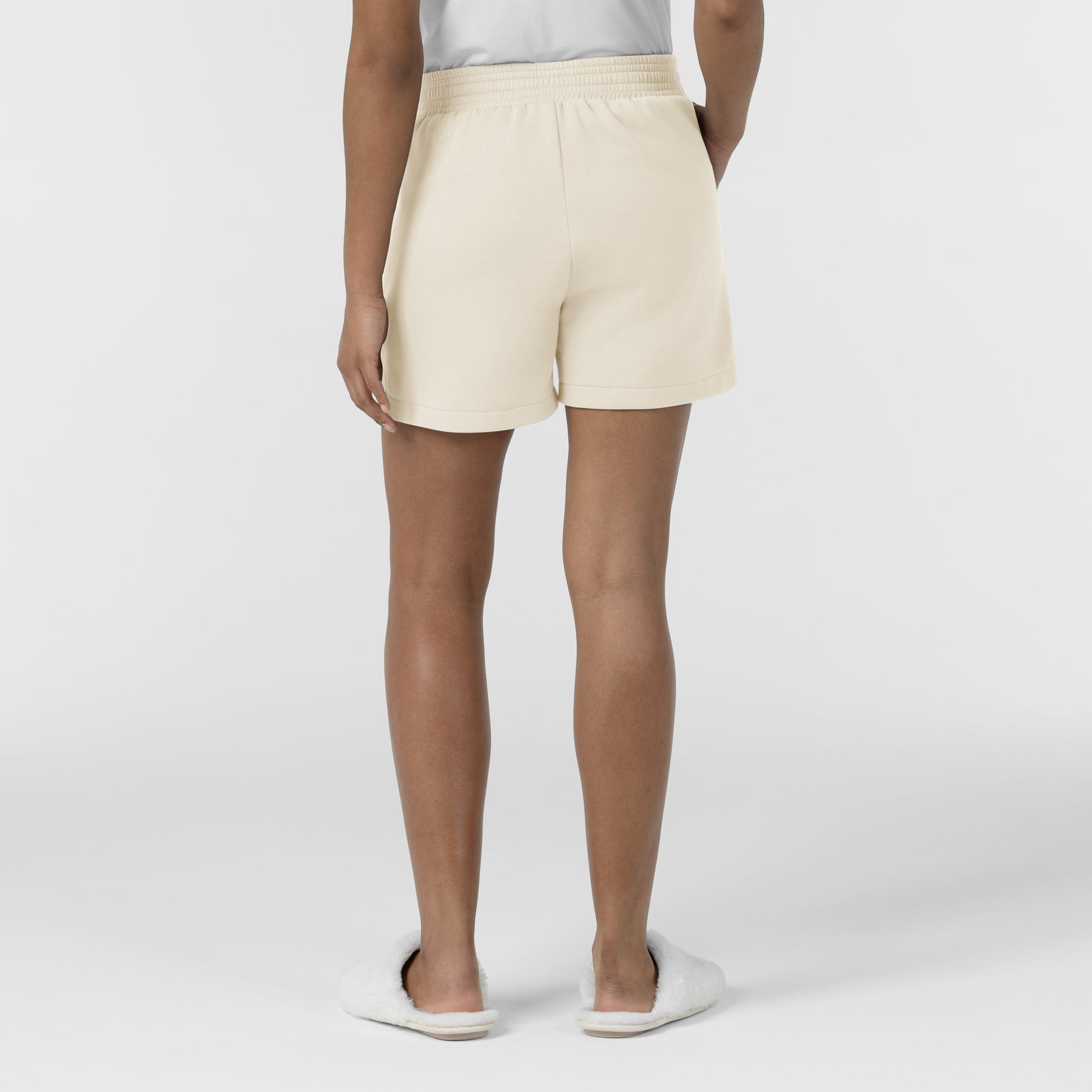Unwind & Lounge Women's High Rise Shorts - Birch back