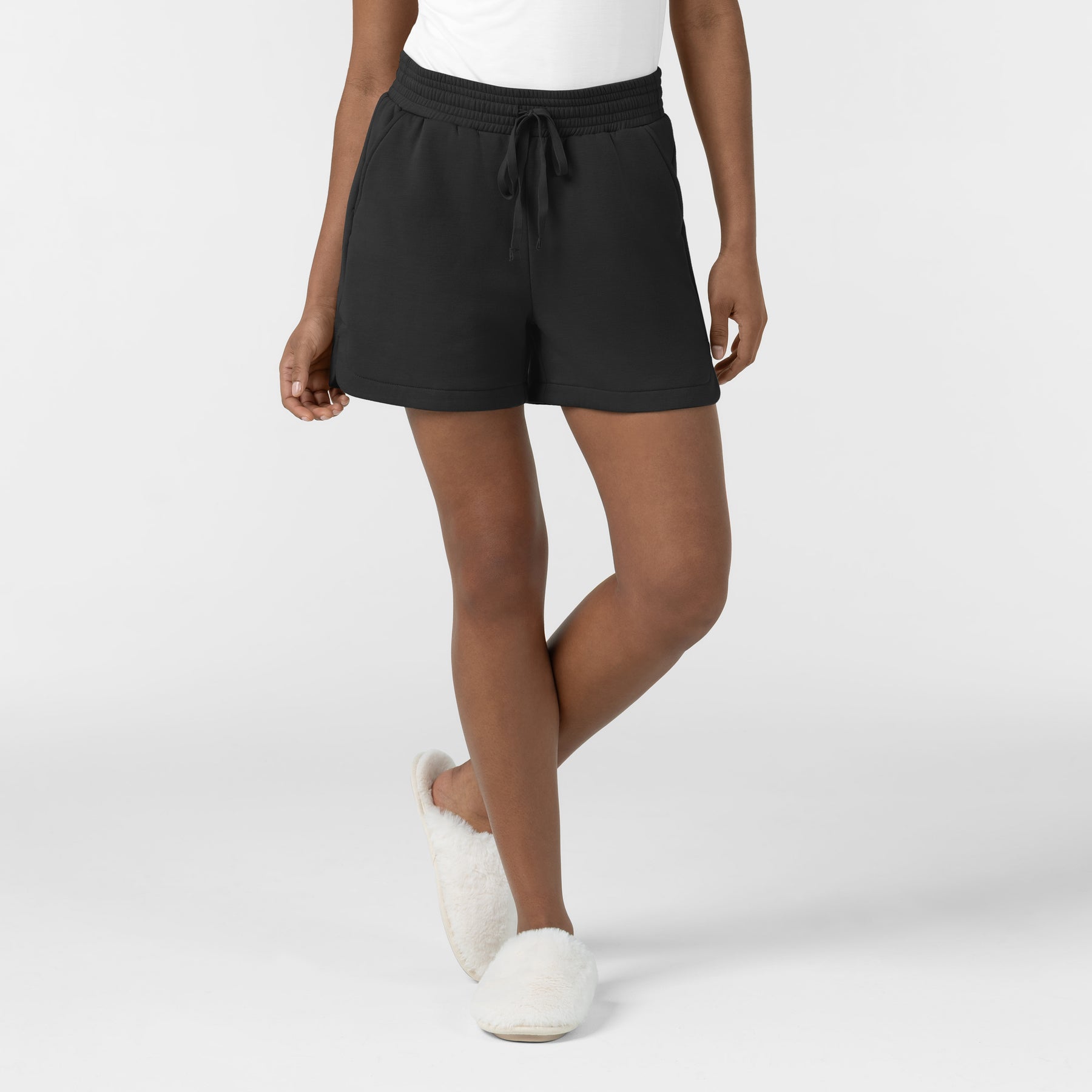 Unwind & Lounge Women's High Rise Shorts Black