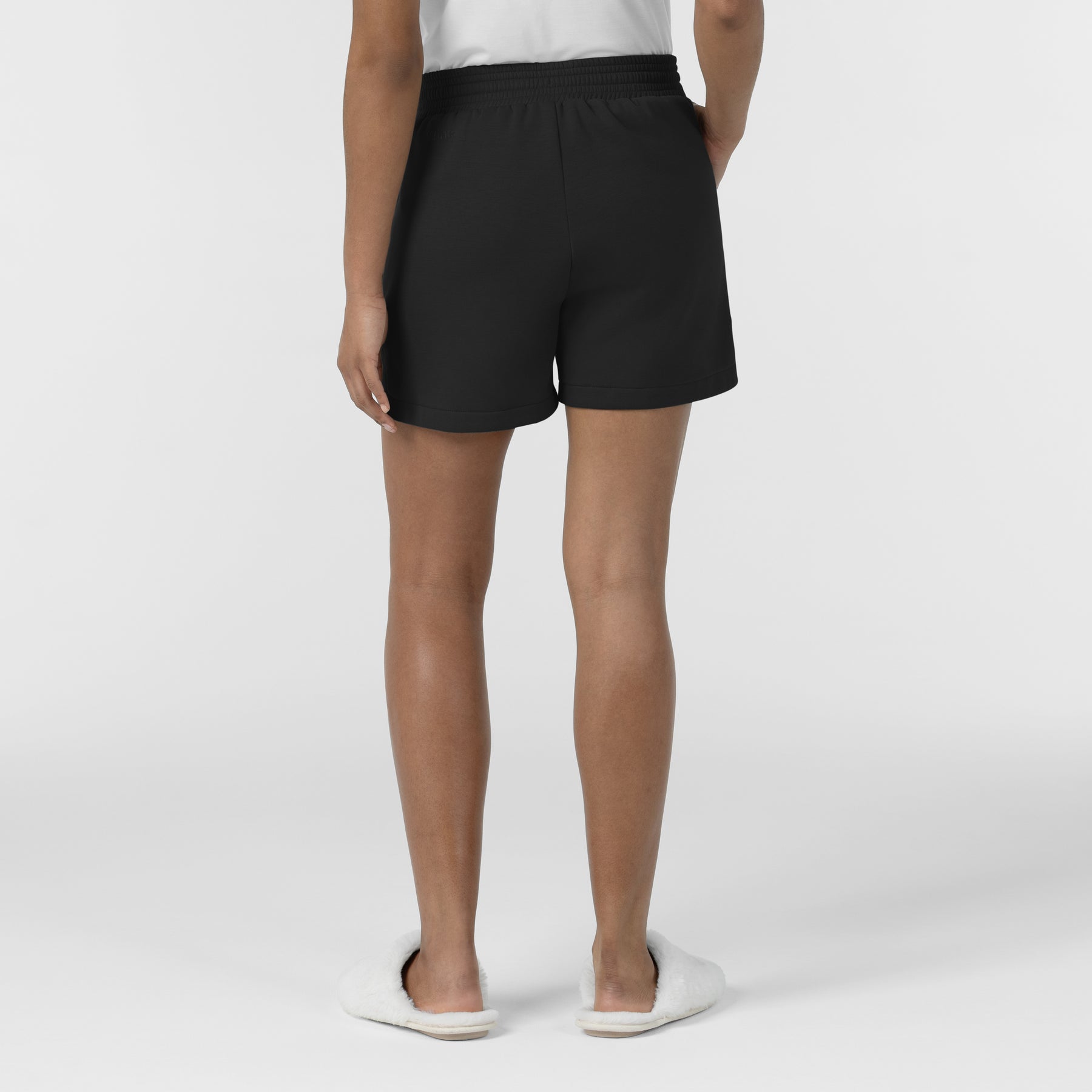 Unwind & Lounge Women's High Rise Shorts - Black back